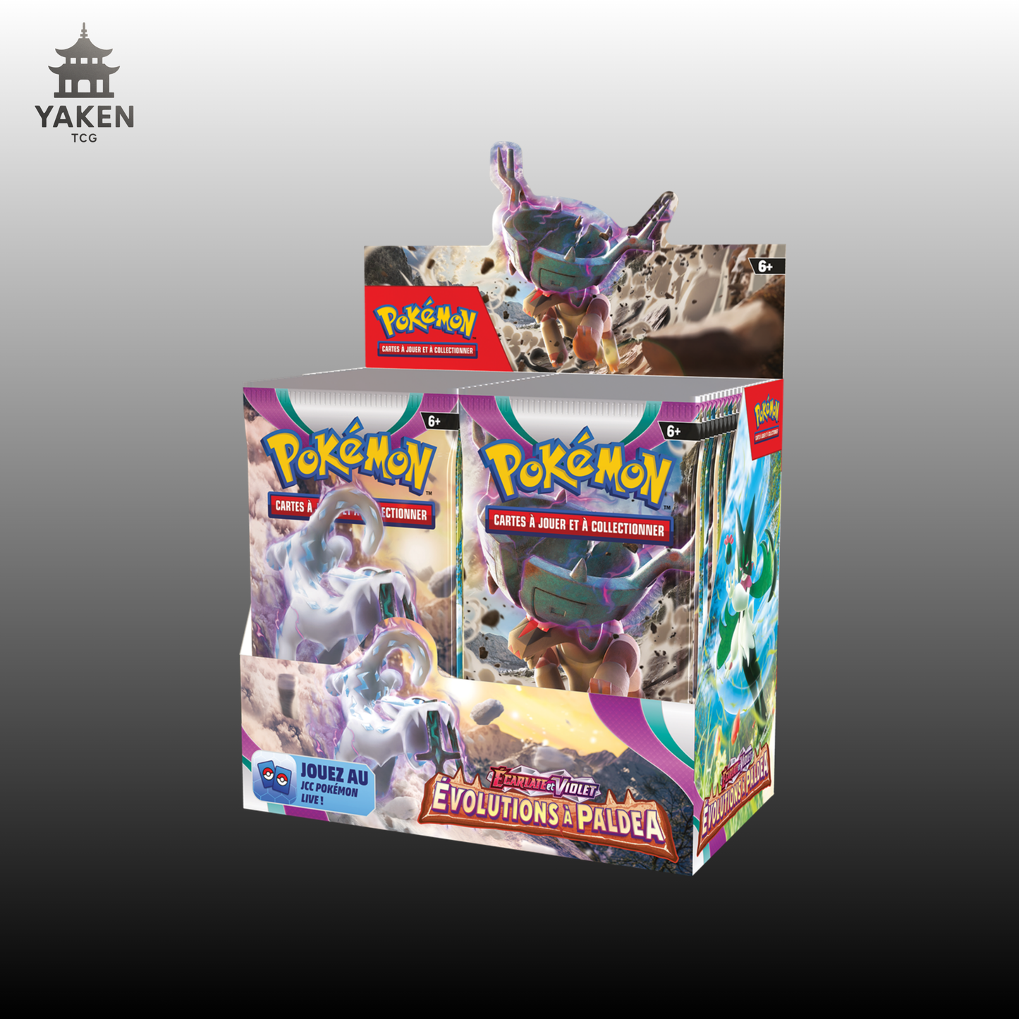 DISPLAY POKÉMON - EV02 - ÉVOLUTIONS A PALDÉA - SCELLÉ