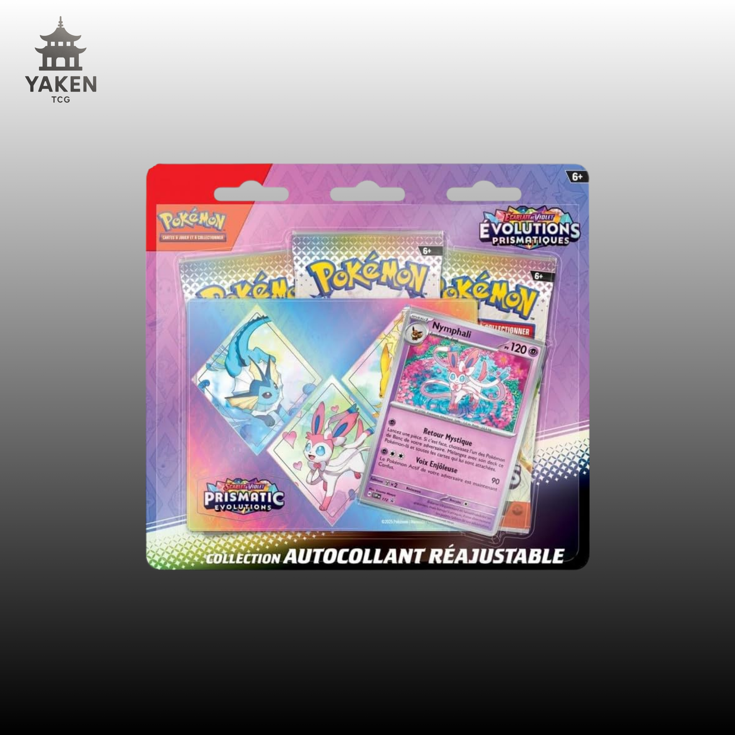 TRIPACK POKÉMON - EV08.5 - ÉVOLUTIONS PRISMATIQUES - SCELLÉ